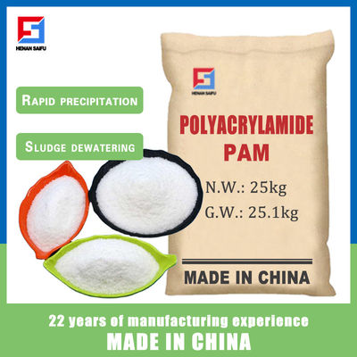 Kimia Kationik Plolyacrylamide Flocculant Sludge Dewatering Water Treatment