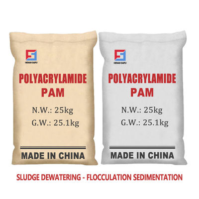 Polimer Larut Air Flokulan Kimia Kelas Industri APAM Polyacrylamide Anionic